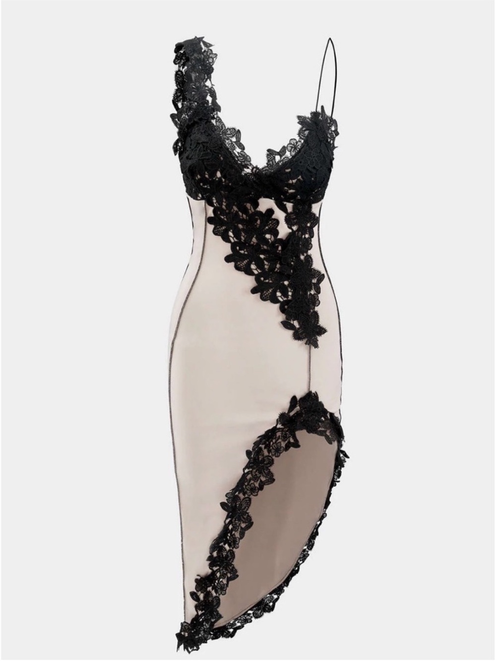 Asymmetrical Lace Dress